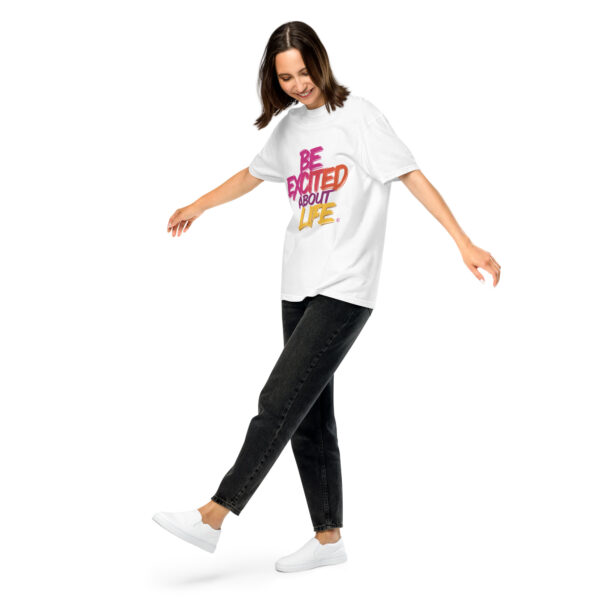 Be Excited About Life Unisex garment-dyed heavyweight t-shirt - Image 3