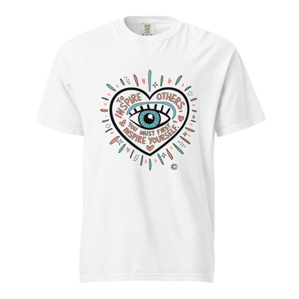Inspire Yourself Unisex garment-dyed heavyweight t-shirt - Image 2