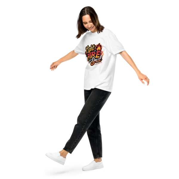 Light Fire in Your Soul Unisex garment-dyed heavyweight t-shirt - Image 3