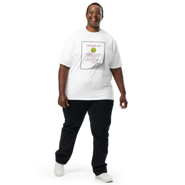 Twice the Love Unisex garment-dyed heavyweight t-shirt - Image 5