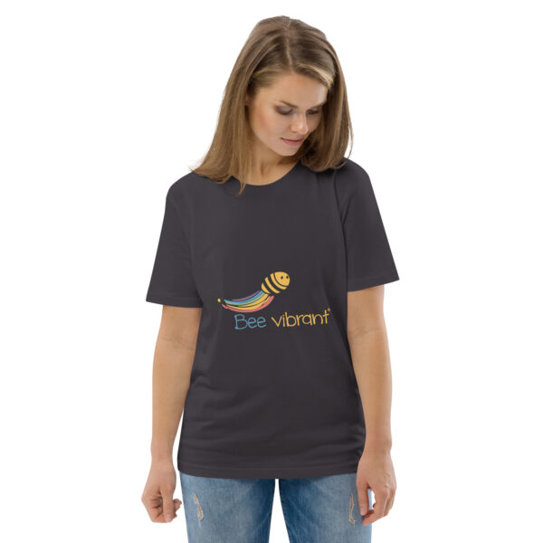 Bee Vibrant Unisex organic cotton t-shirt - Image 40
