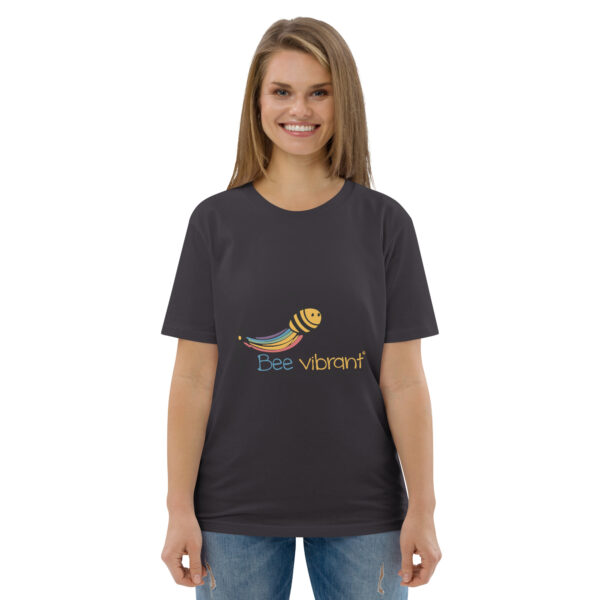 Bee Vibrant Unisex organic cotton t-shirt - Image 39