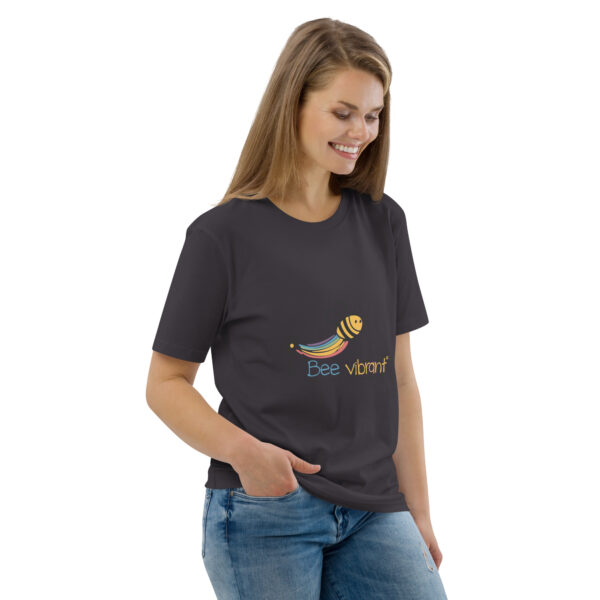 Bee Vibrant Unisex organic cotton t-shirt - Image 44