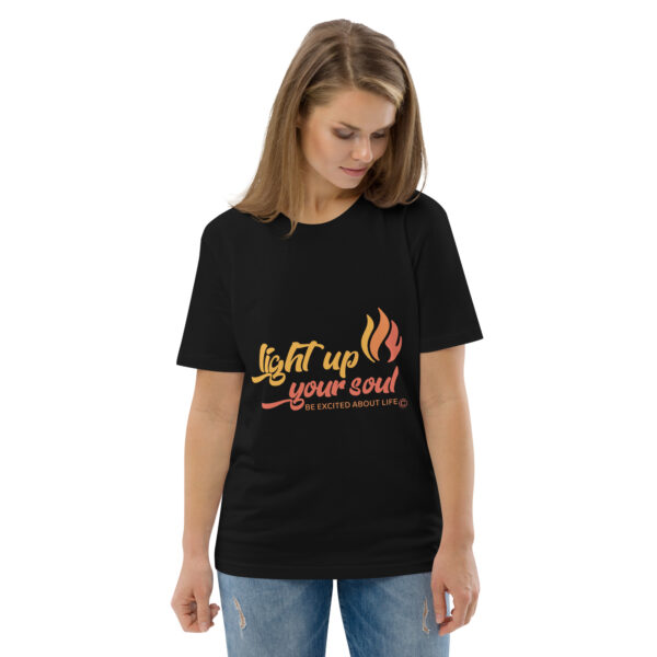 Light Up Your Soul Unisex organic cotton t-shirt - Image 8