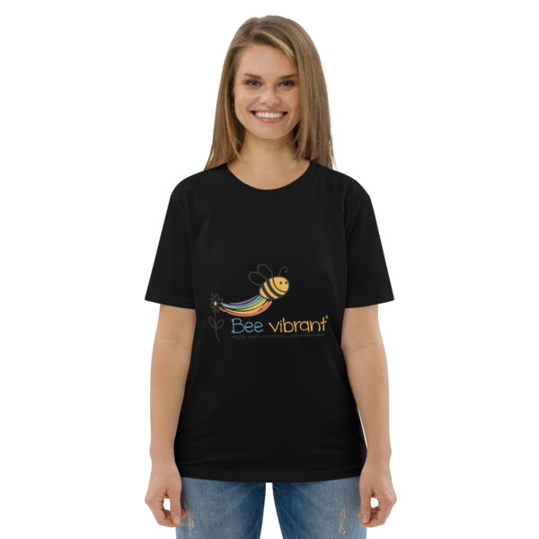 Bee Vibrant Unisex organic cotton t-shirt - Image 7