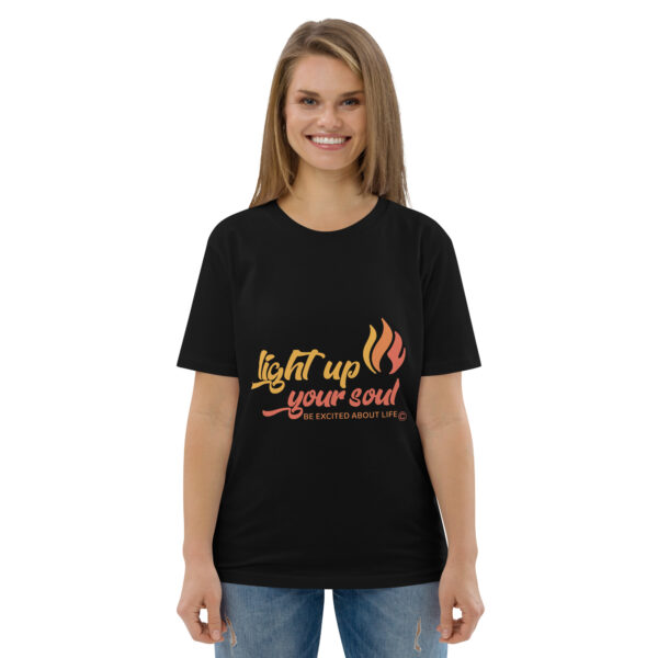 Light Up Your Soul Unisex organic cotton t-shirt - Image 7