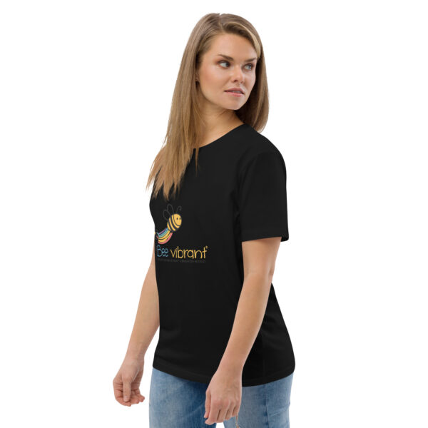 Bee Vibrant Unisex organic cotton t-shirt - Image 11