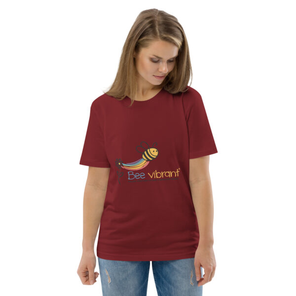 Bee Vibrant Unisex organic cotton t-shirt - Image 32