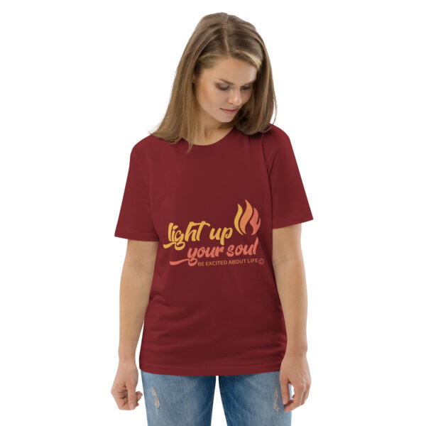 Light Up Your Soul Unisex organic cotton t-shirt - Image 32