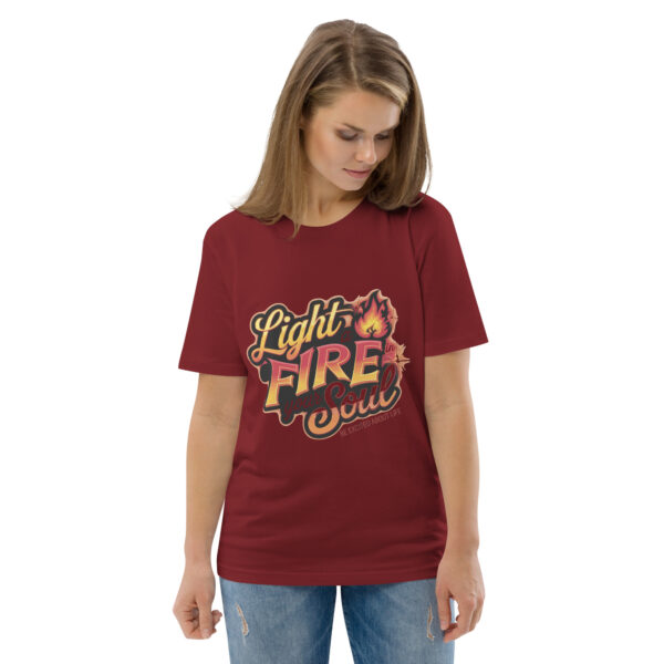 Light Fire in Your Soul Unisex organic cotton t-shirt - Image 32