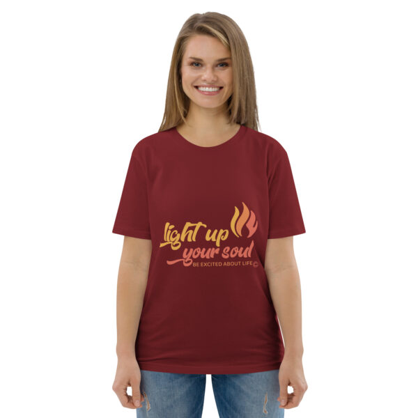 Light Up Your Soul Unisex organic cotton t-shirt - Image 31
