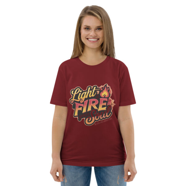 Light Fire in Your Soul Unisex organic cotton t-shirt - Image 31