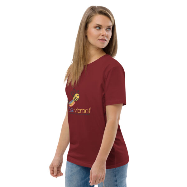 Bee Vibrant Unisex organic cotton t-shirt - Image 35