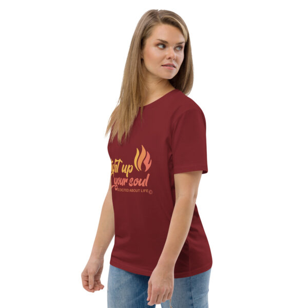 Light Up Your Soul Unisex organic cotton t-shirt - Image 35