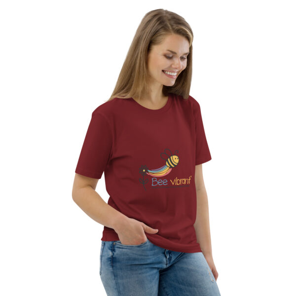 Bee Vibrant Unisex organic cotton t-shirt - Image 36