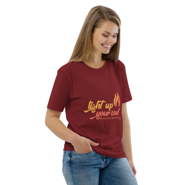 Light Up Your Soul Unisex organic cotton t-shirt - Image 36