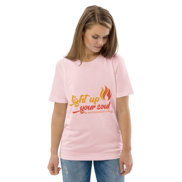 Light Up Your Soul Unisex organic cotton t-shirt - Image 104