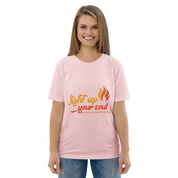 Light Up Your Soul Unisex organic cotton t-shirt - Image 103