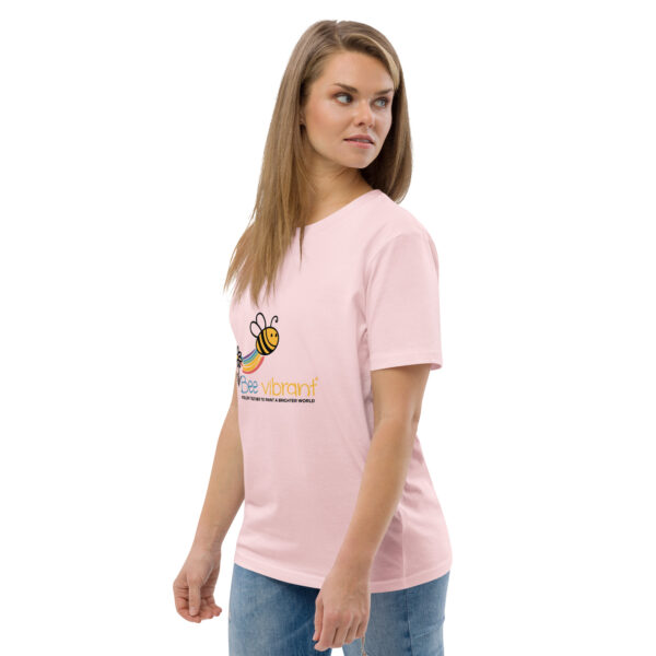 Bee Vibrant Unisex organic cotton t-shirt - Image 107