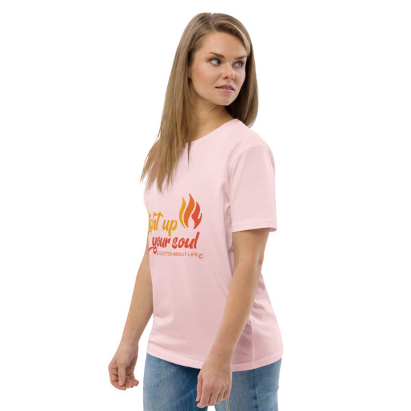 Light Up Your Soul Unisex organic cotton t-shirt - Image 107