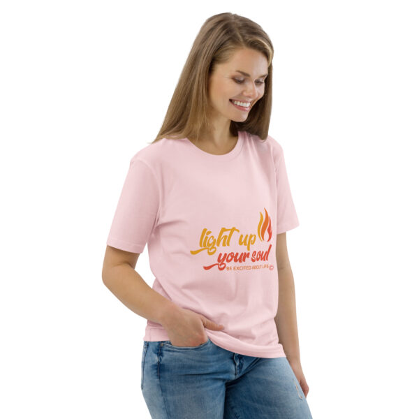 Light Up Your Soul Unisex organic cotton t-shirt - Image 108