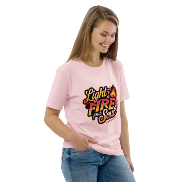 Light Fire in Your Soul Unisex organic cotton t-shirt - Image 108