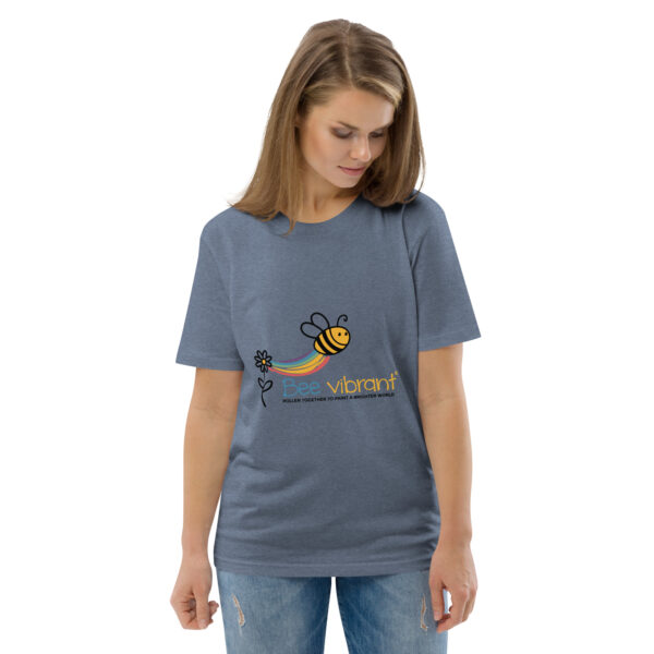Bee Vibrant Unisex organic cotton t-shirt - Image 72