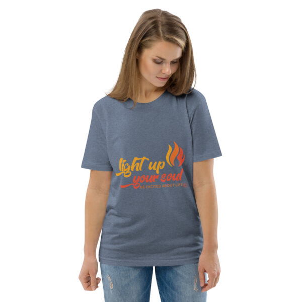 Light Up Your Soul Unisex organic cotton t-shirt - Image 72