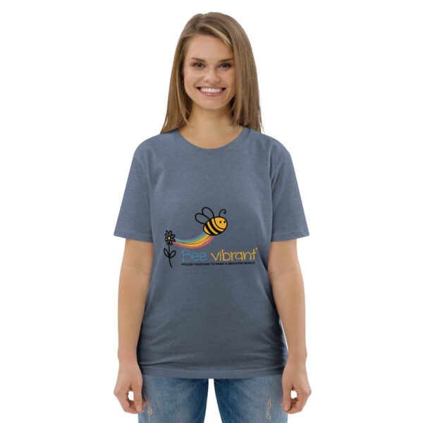 Bee Vibrant Unisex organic cotton t-shirt - Image 71