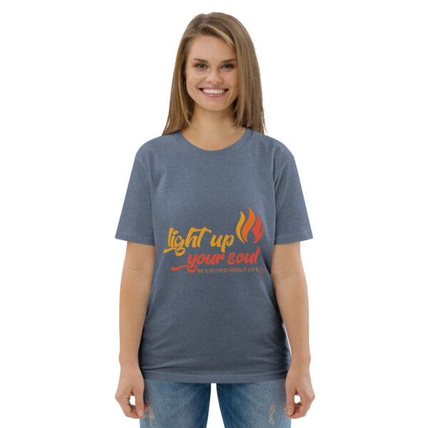 Light Up Your Soul Unisex organic cotton t-shirt - Image 71