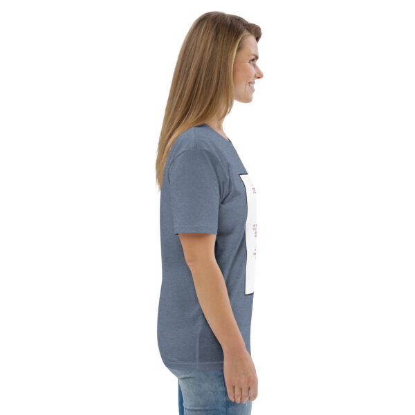 Twice the Love Unisex organic cotton t-shirt - Image 77