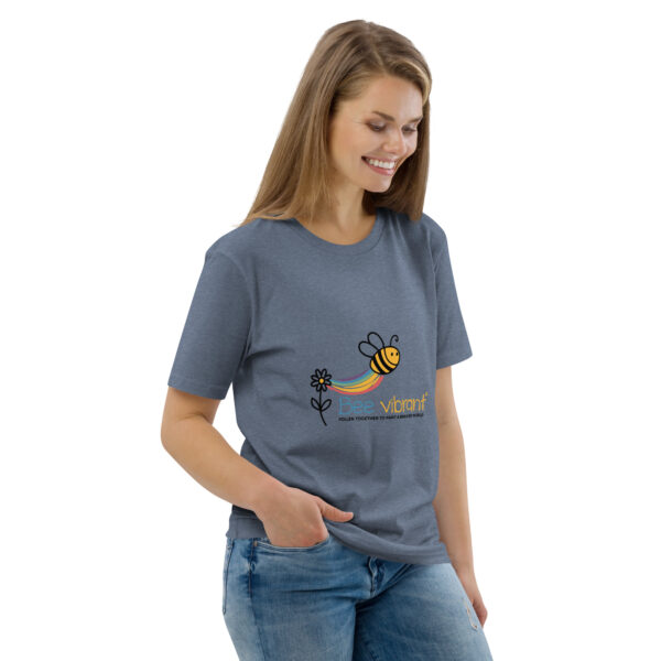 Bee Vibrant Unisex organic cotton t-shirt - Image 76
