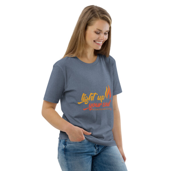 Light Up Your Soul Unisex organic cotton t-shirt - Image 76