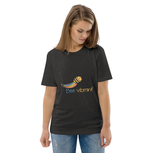 Bee Vibrant Unisex organic cotton t-shirt - Image 24