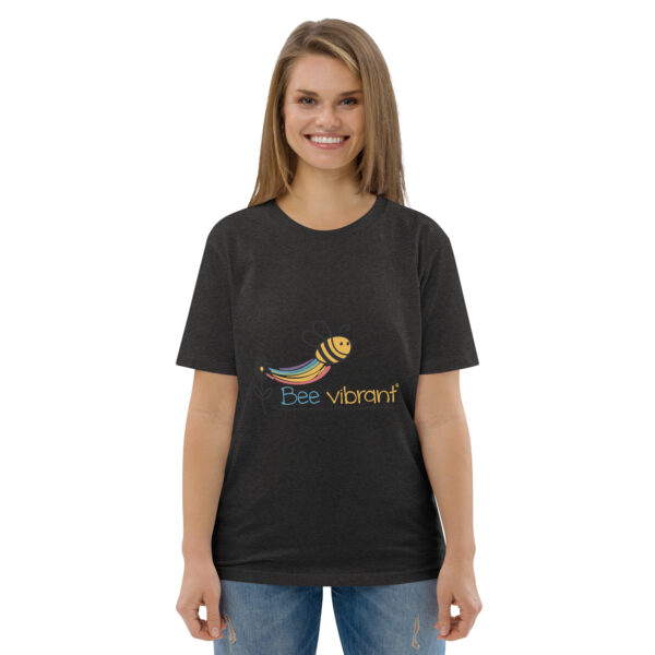 Bee Vibrant Unisex organic cotton t-shirt - Image 23