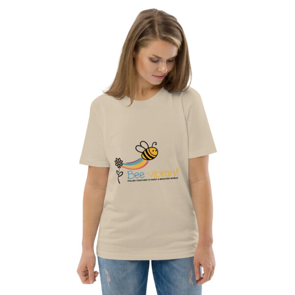 Bee Vibrant Unisex organic cotton t-shirt - Image 88