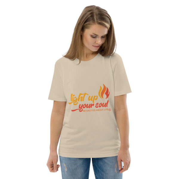 Light Up Your Soul Unisex organic cotton t-shirt - Image 88