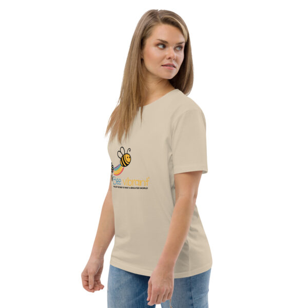 Bee Vibrant Unisex organic cotton t-shirt - Image 91