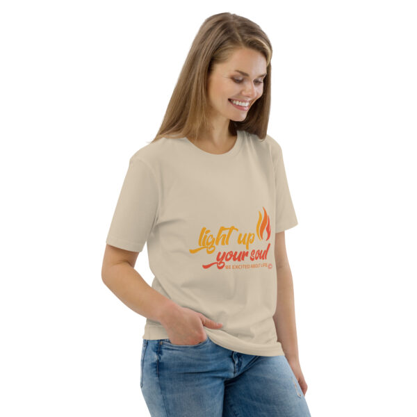 Light Up Your Soul Unisex organic cotton t-shirt - Image 92