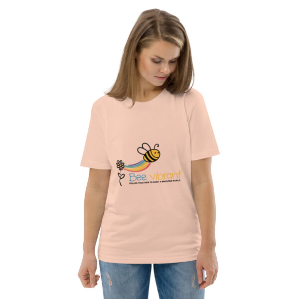 Bee Vibrant Unisex organic cotton t-shirt - Image 96