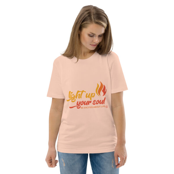 Light Up Your Soul Unisex organic cotton t-shirt - Image 96