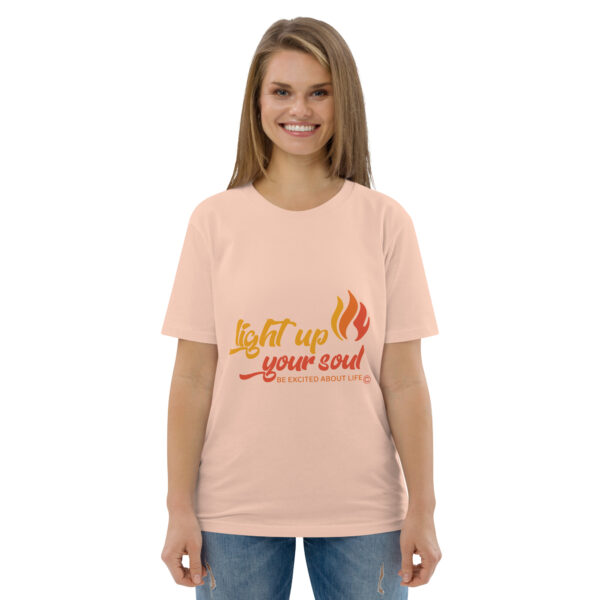 Light Up Your Soul Unisex organic cotton t-shirt - Image 95