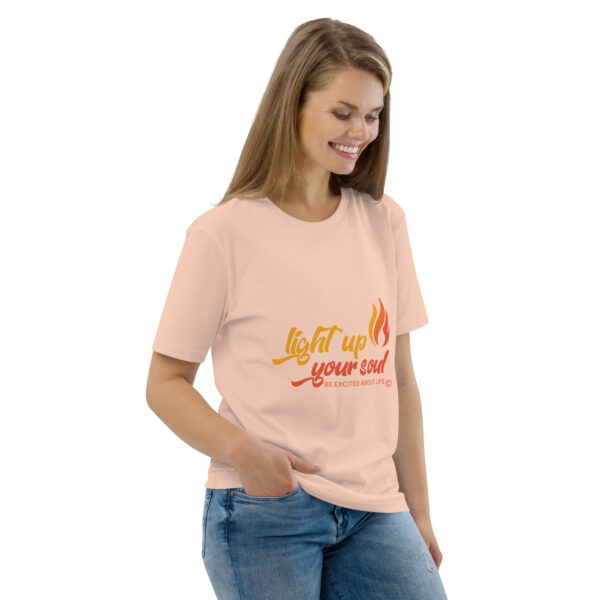Light Up Your Soul Unisex organic cotton t-shirt - Image 100