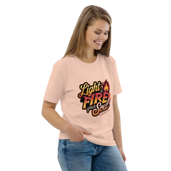 Light Fire in Your Soul Unisex organic cotton t-shirt - Image 100
