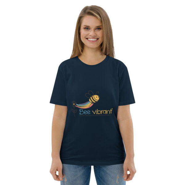 Bee Vibrant Unisex organic cotton t-shirt - Image 15