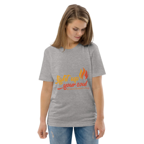 Light Up Your Soul Unisex organic cotton t-shirt - Image 80