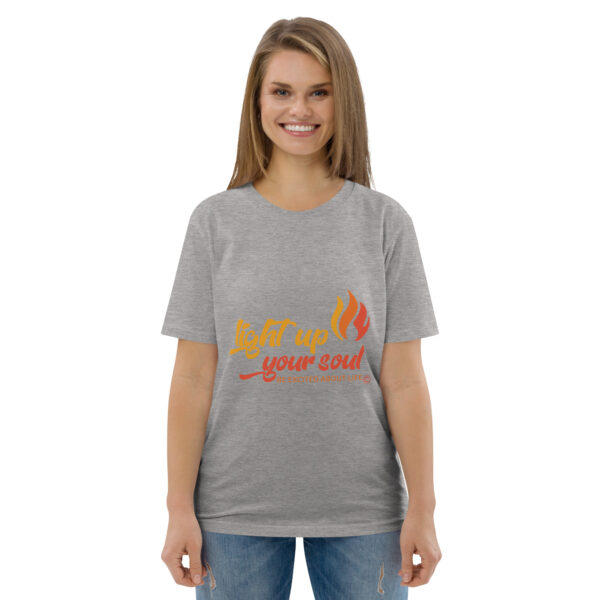 Light Up Your Soul Unisex organic cotton t-shirt - Image 79