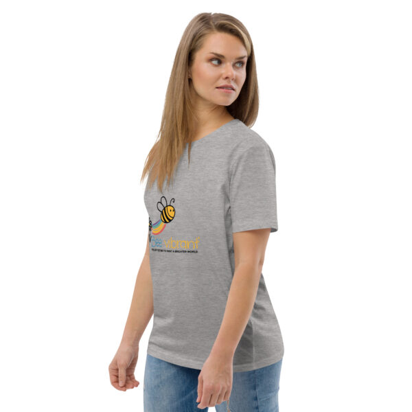 Bee Vibrant Unisex organic cotton t-shirt - Image 83