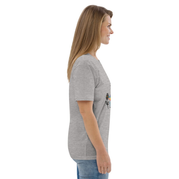 Bee Vibrant Unisex organic cotton t-shirt - Image 85