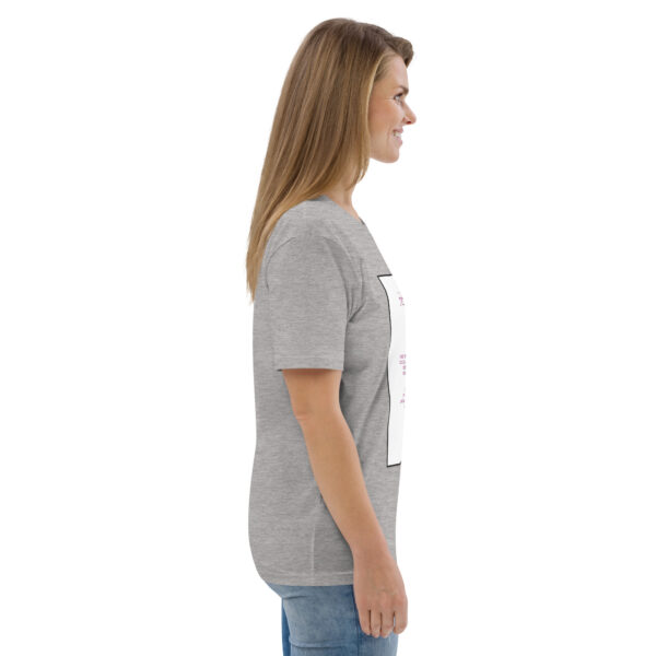 Twice the Love Unisex organic cotton t-shirt - Image 85